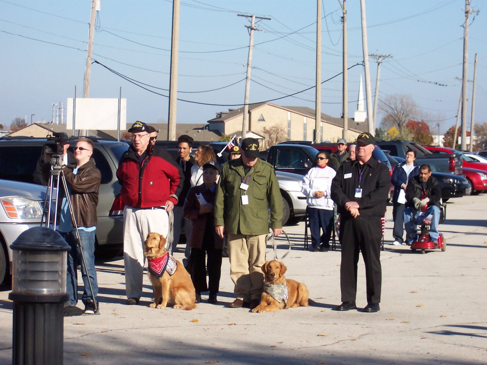 Dogs offer vets 'buddy,' calming influence